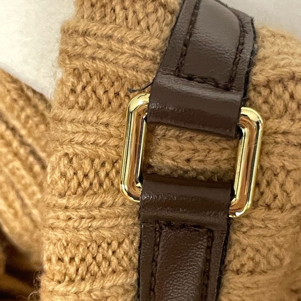 Janie & Jack Cable Knit Tan Buckle Sweater Toddler Girls 4 - Picture 3 of 7